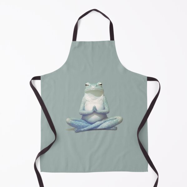 Item preview, Meditating frog Japanese zen art design designed and sold by CroesCreations.