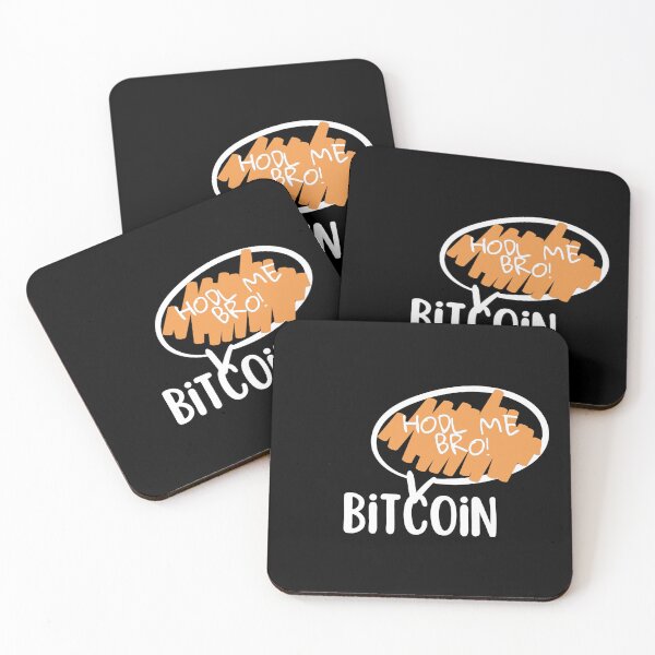 Item preview, Bitcoin cartoon speech bubble HODL ME BRO! white style designed and sold by Bitcoinomnis.