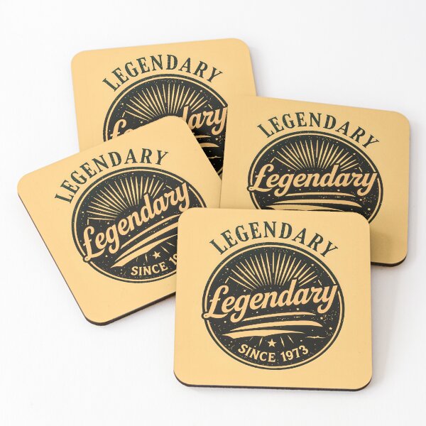 Item preview, Legendary Since 1973 Cool Birthday Quote designed and sold by TheArtOfPat.