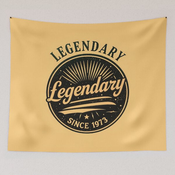 Item preview, Legendary Since 1973 Cool Birthday Quote designed and sold by TheArtOfPat.