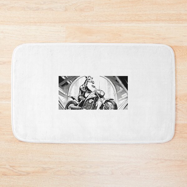 Item preview, Giraffe on a Motorcycle designed and sold by BADESIGNZZ.