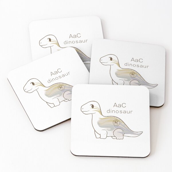 Item preview, Minimalist AAC Dinosaur with Soft Gradient designed and sold by Witcrafters.