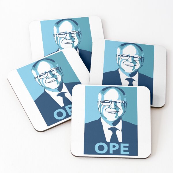 Artikelvorschau, Tim Walz Ope - Farben der Flagge von Minnesota entworfen und verkauft von Strongleton.