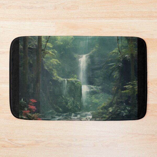 Item preview, Hidden Waterfall Painting designed and sold by InsanseCreation.
