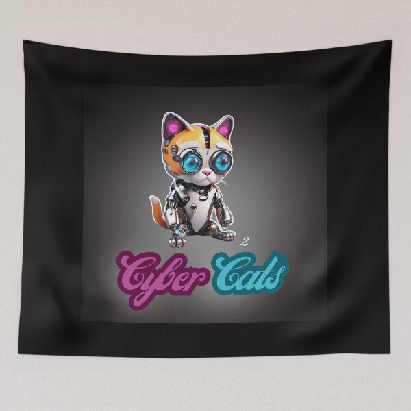 Item preview, Cyber Cats - Cyber Cat 2 designed and sold by Monika Turemka.
