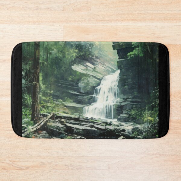 Item preview, Hidden Waterfall Painting designed and sold by InsanseCreation.