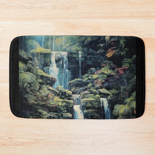 Item preview, Hidden Waterfall Painting designed and sold by InsanseCreation.
