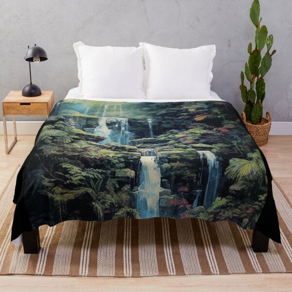 Item preview, Hidden Waterfall Painting designed and sold by InsanseCreation.