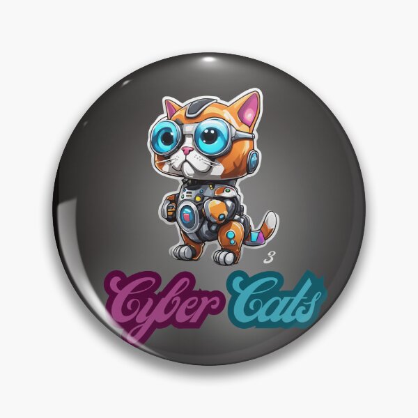 Item preview, Cyber Cats - Cyber Cat 3 designed and sold by Monika Turemka.