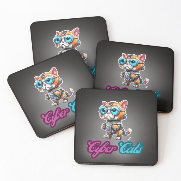 Item preview, Cyber Cats - Cyber Cat 3 designed and sold by Monika Turemka.
