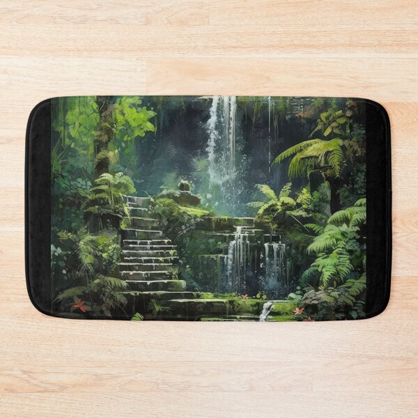 Item preview, Hidden Waterfall Painting designed and sold by InsanseCreation.