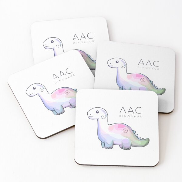 Item preview, Soft Gradient AAC Dinosaur with Modern Design designed and sold by Witcrafters.