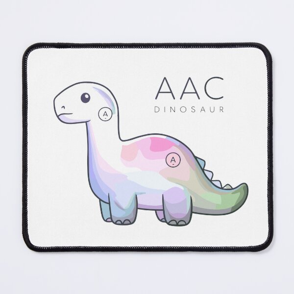 Item preview, Soft Gradient AAC Dinosaur with Modern Design designed and sold by Witcrafters.