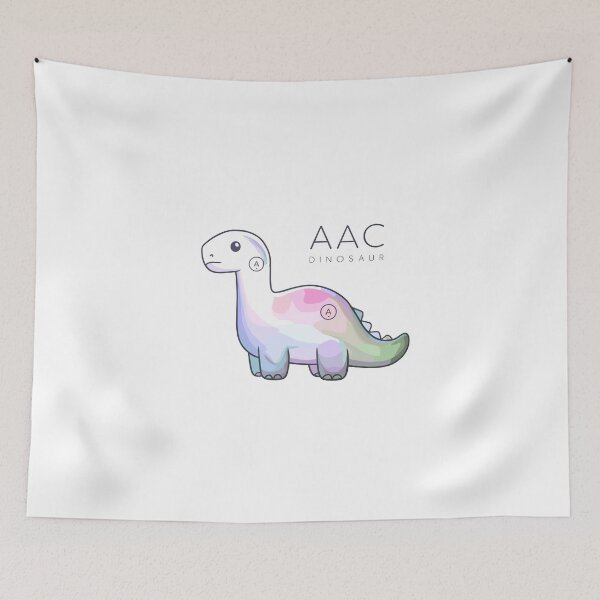 Item preview, Soft Gradient AAC Dinosaur with Modern Design designed and sold by Witcrafters.