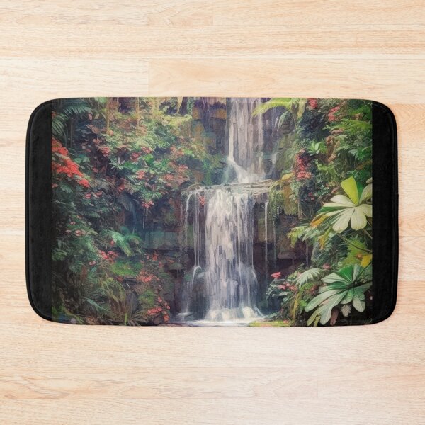 Item preview, Hidden Waterfall Painting designed and sold by InsanseCreation.