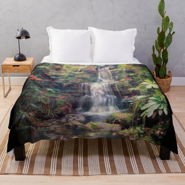 Item preview, Hidden Waterfall Painting designed and sold by InsanseCreation.