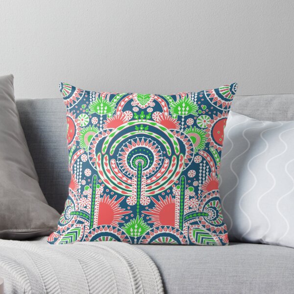 Item preview, Floral Folk Style Stylization, Emerald Red Version designed and sold by Alex  Blud.
