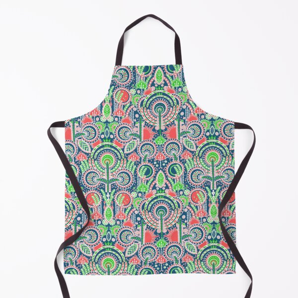 Item preview, Floral Folk Style Stylization, Emerald Red Version designed and sold by Alex  Blud.