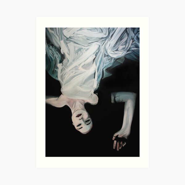 Lady of the lake Art Print