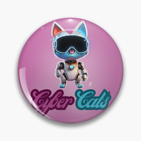 Item preview, Cyber Cats - Cyber Cat 4 designed and sold by Monika Turemka.
