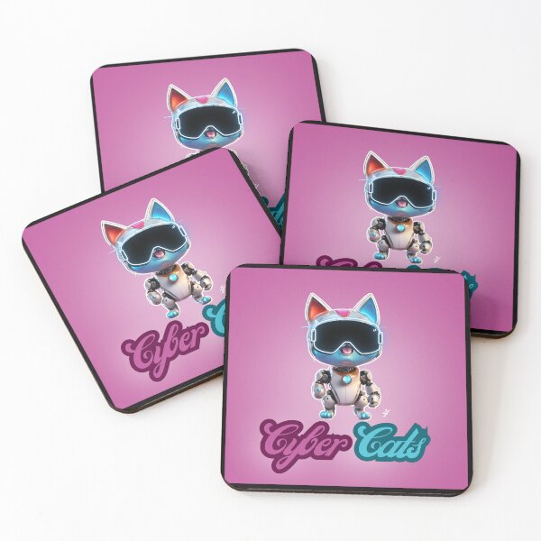 Item preview, Cyber Cats - Cyber Cat 4 designed and sold by Monika Turemka.