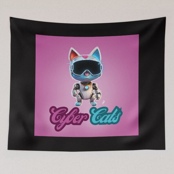 Item preview, Cyber Cats - Cyber Cat 4 designed and sold by Monika Turemka.