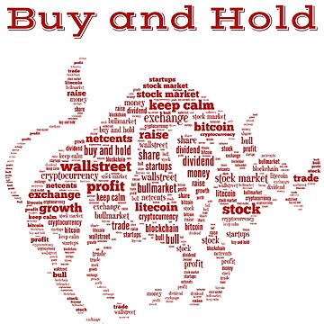 Buy And Hold Bull Stock Market Sticker - 