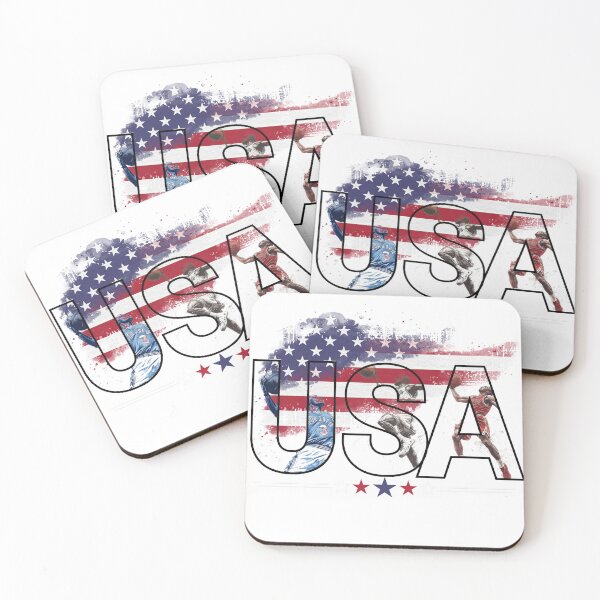 Item preview, USA basketball with multiple players designed and sold by Micapox.
