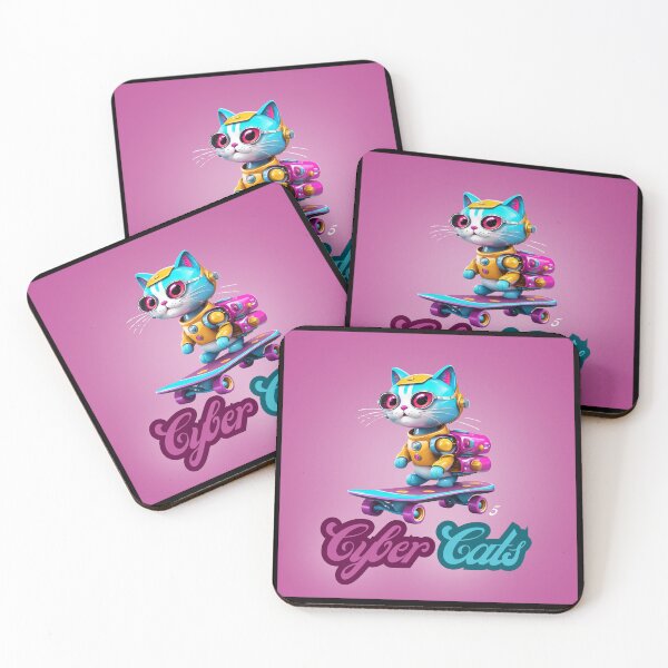 Item preview, Cyber Cats - Cyber Cat 5 designed and sold by Monika Turemka.