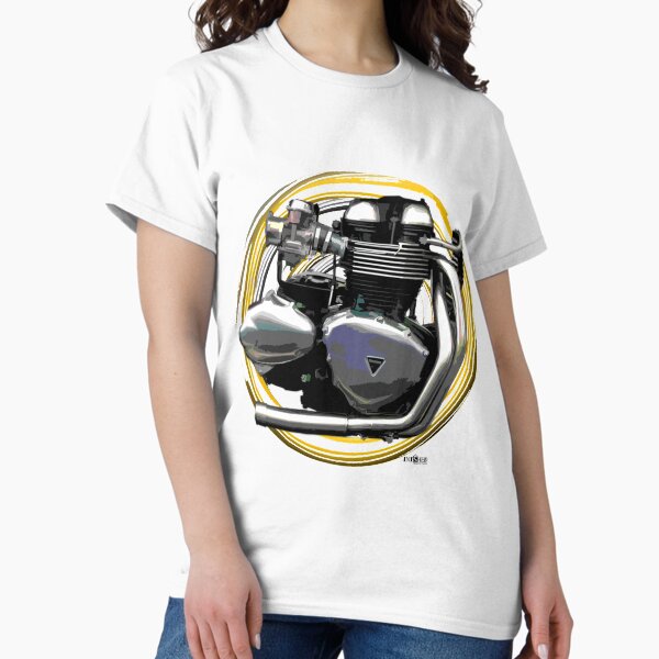 Item preview, Thruxton Motorcycle engine inspired Art, Inished Productions designed and sold by Melimoto.