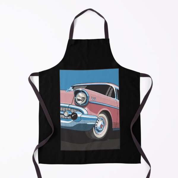 Item preview, 57 Chevy in coral designed and sold by candc-retro.