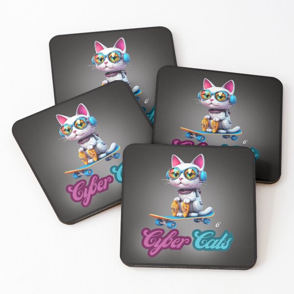 Item preview, Cyber Cats - Cyber Cat 6 designed and sold by Monika Turemka.