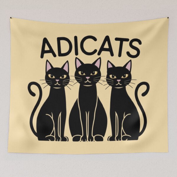 Item preview, ADICATS designed and sold by 123ks.