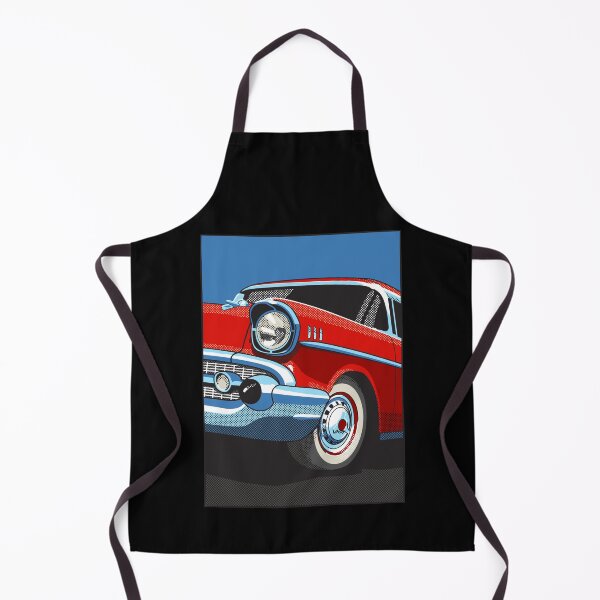 Item preview, 57 Chevy in red designed and sold by candc-retro.