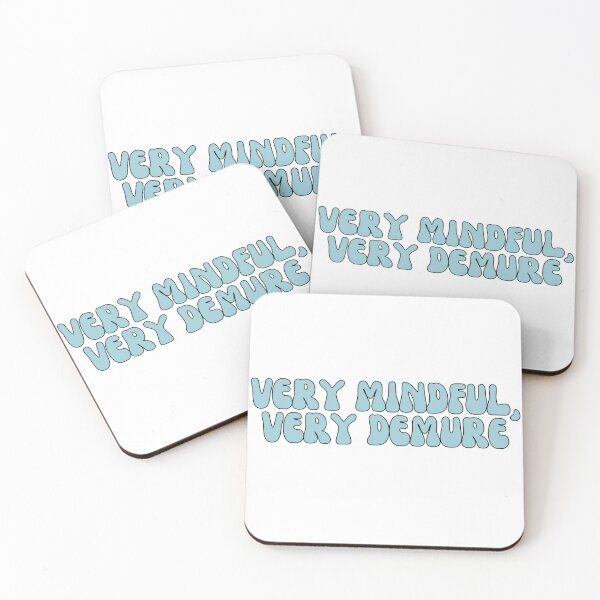 Item preview, Very Mindful, Very Demure groovy blue font designed and sold by limitLIS.