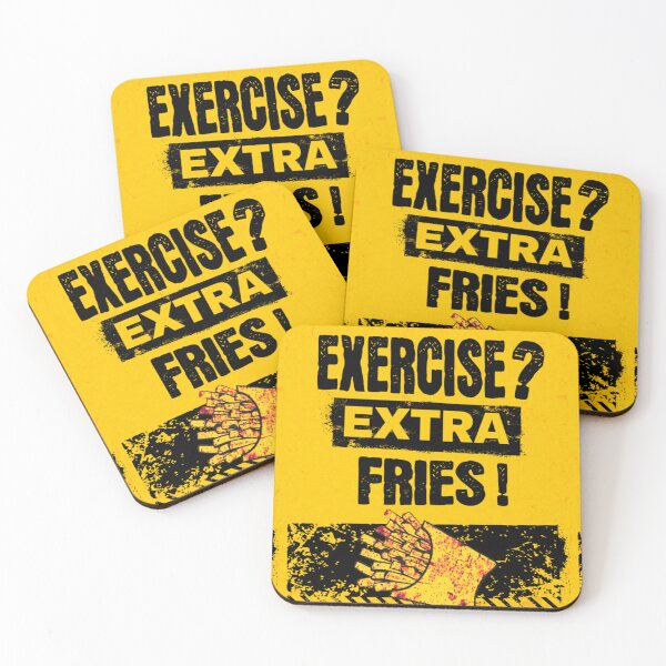 Item preview, Exercise? Extra Fries! designed and sold by Syrupulse.