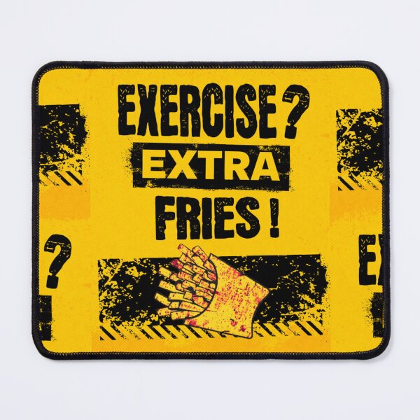 Item preview, Exercise? Extra Fries! designed and sold by Syrupulse.