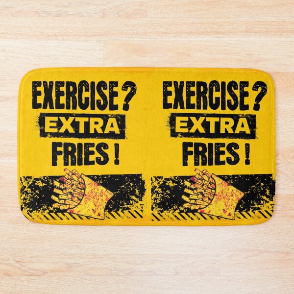 Item preview, Exercise? Extra Fries! designed and sold by Syrupulse.