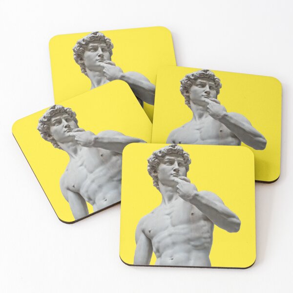 Item preview, Michaelangelo's David on colour backgrounds  designed and sold by Brooze.