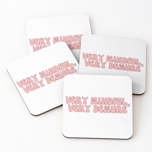 Item preview, Very Mindful, Very Demure groovy red font designed and sold by limitLIS.