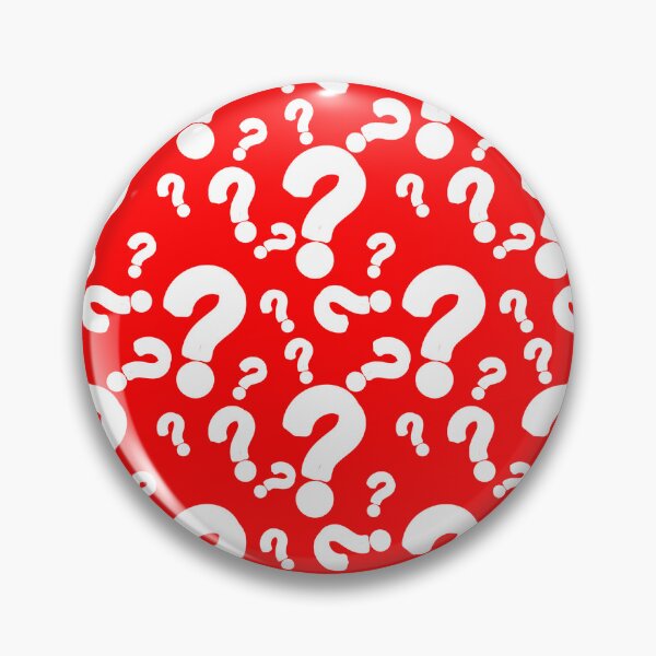 Item preview, Red White Question Mark Pattern designed and sold by PatternTitan.