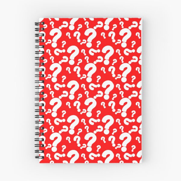 Item preview, Red White Question Mark Pattern designed and sold by PatternTitan.