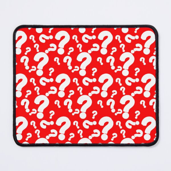 Item preview, Red White Question Mark Pattern designed and sold by PatternTitan.