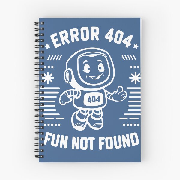Item preview, Robot Error 404 Fun Not Found designed and sold by WhimsyVox.