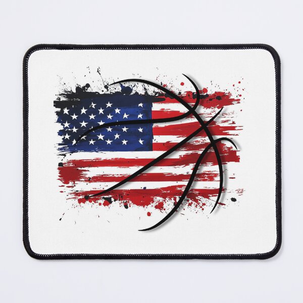 Item preview, fusion of the usa flag with a basketball designed and sold by Micapox.