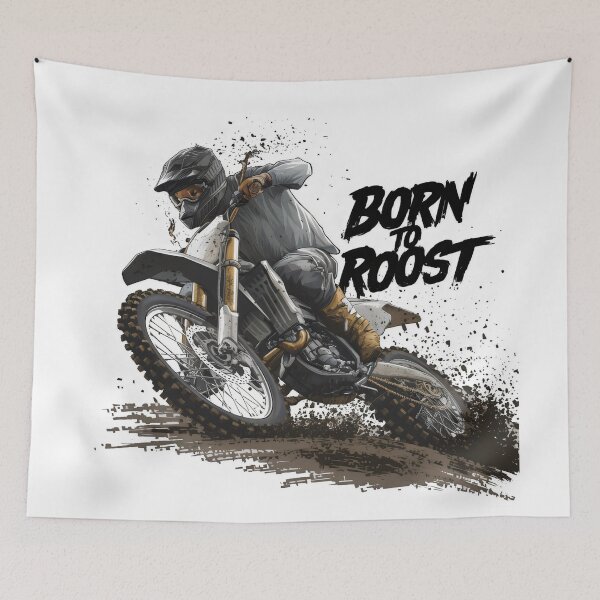 Item preview, Copy of Dirt Bike Motocross Motorcycle -"Supercross Spectacle: Ride the Braap" designed and sold by stickercuffs.