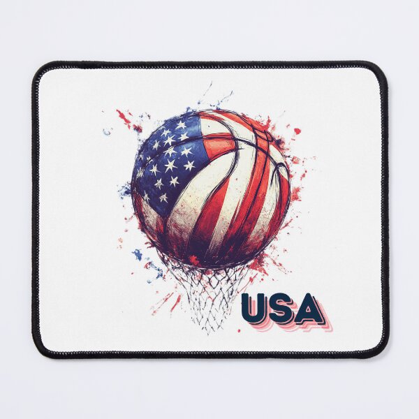Item preview, Basketball ball inspired by the USA flag designed and sold by Micapox.