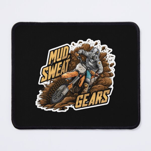 Item preview, Dirt Bike Motocross Motorcycle -"MX Madness: Embrace the Dirt" designed and sold by stickercuffs.