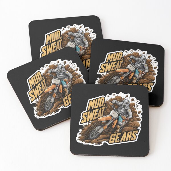 Item preview, Dirt Bike Motocross Motorcycle -"MX Madness: Embrace the Dirt" designed and sold by stickercuffs.