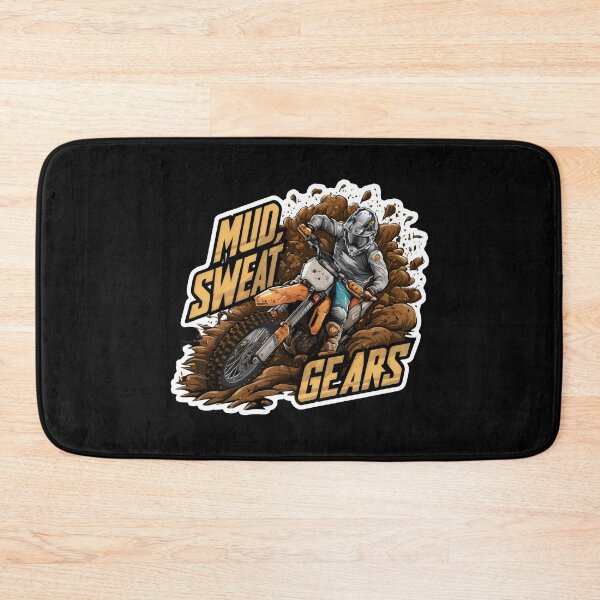 Item preview, Dirt Bike Motocross Motorcycle -"MX Madness: Embrace the Dirt" designed and sold by stickercuffs.